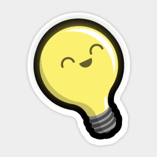 Watt Watt! - Happy Lightbulb Sticker